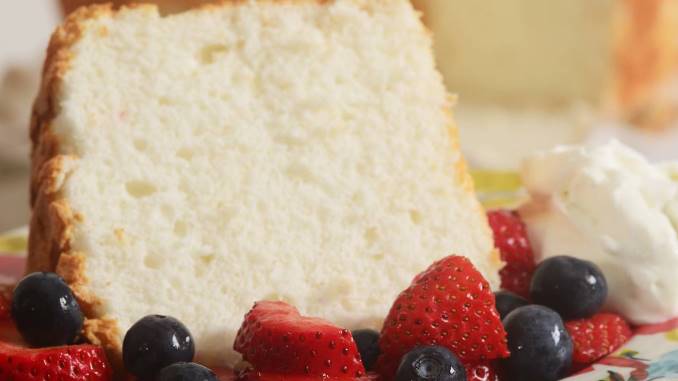 what to do with leftover angel food cake