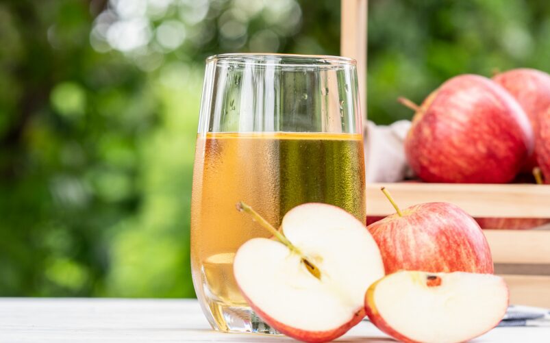 apple cider and apple juice